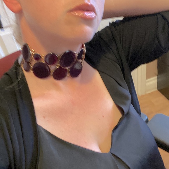 NWOT Designer Enamel necklace - Picture 1 of 5